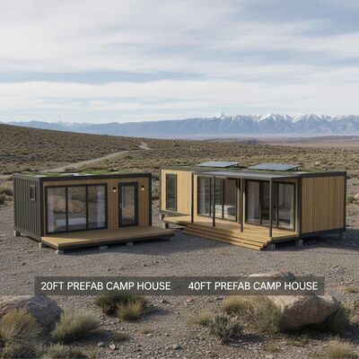 20ft 40Ft Prefab Camp Houses 19.44m  22.68m Prefabricated Modular Homes