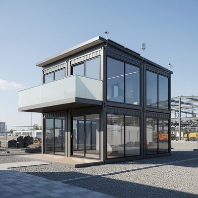 Office Mobile Container House Anti Rust Remote Operation Construction Container House
