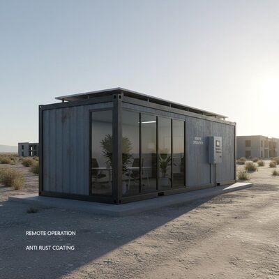 Office Mobile Container House Anti Rust Remote Operation Construction Container House