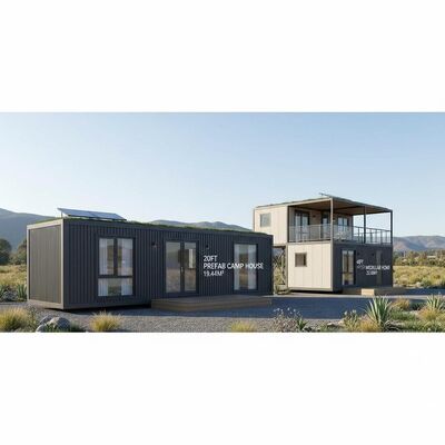 20ft 40Ft Prefab Camp Houses 19.44m  22.68m Prefabricated Modular Homes