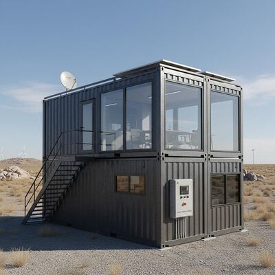 Office Mobile Container House Anti Rust Remote Operation Construction Container House