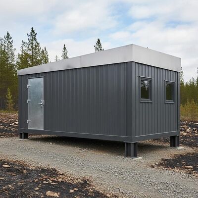 Flat pack container house is a rugged modular house and office container for mining constructions