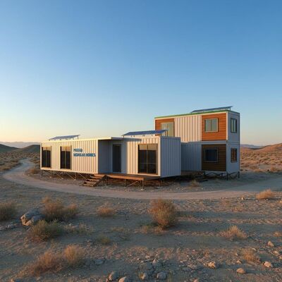 20ft 40Ft Prefab Camp Houses 19.44m  22.68m Prefabricated Modular Homes