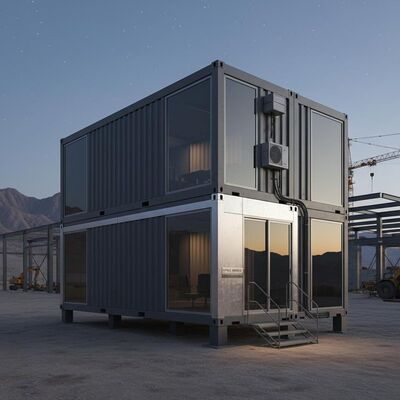 Office Mobile Container House Anti Rust Remote Operation Construction Container House