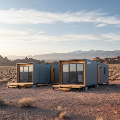 20ft 40Ft Prefab Camp Houses 19.44m  22.68m Prefabricated Modular Homes