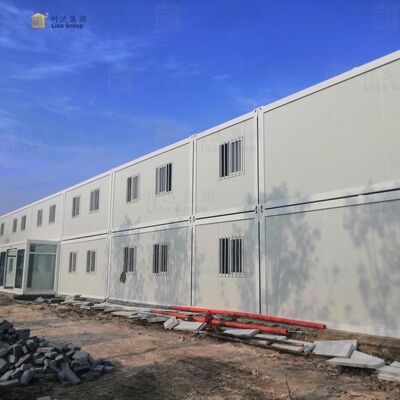 Soundproof Earthquake Resistant Heat Insulated Flat Pack Container House for Mining and Office Applications