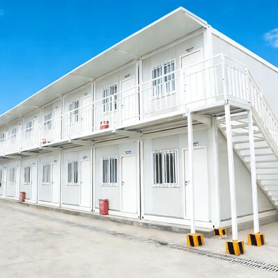 Earthquake Resistant Soundproof Heat Insulated Container House for Remote Camp Accommodation