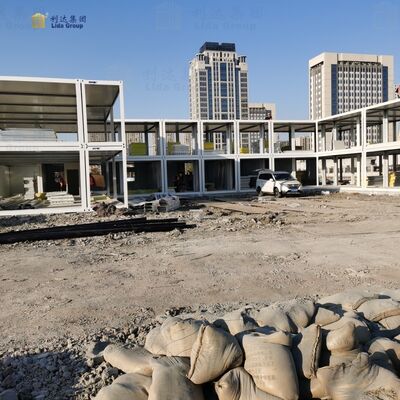 Hava Durumu Karşıtı Hareketli Konteyner Evi Ticari Depolama Modüler Konteyner Evi