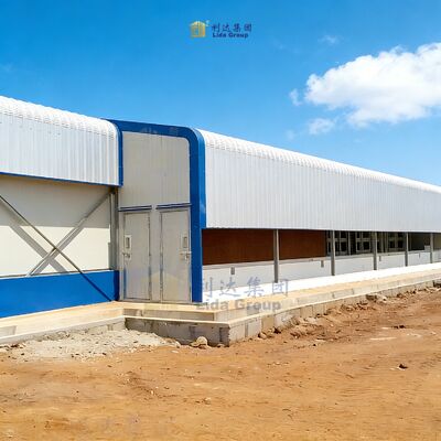 Kolay Birleştirmek Hafif Çelik Çerçeve İnşaat Ayrıntıları Ticari 4 Yatak Odası Prefab Ev