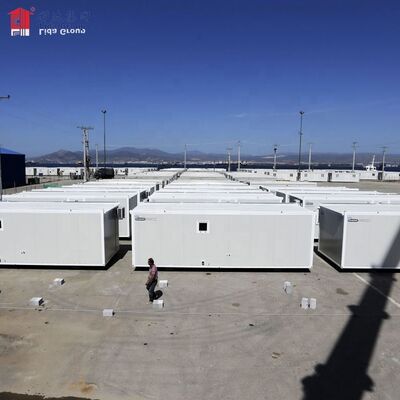 Lichtgewicht Ruimtebesparende Prefab Kampeerhuis 2.0KN/M2 Modulaire Campinghutten