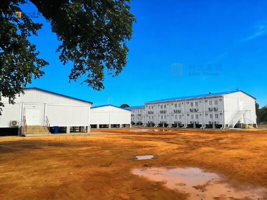 Casa de contêiner de embalagem plana é uma casa modular resistente e contêiner de escritório para construções de mineração