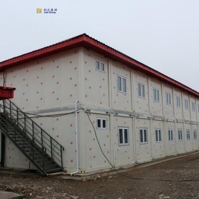 Nhà container cách nhiệt cách nhiệt chống động đất cho văn phòng và trại sử dụng