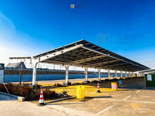 Aardbevingsbestendig gebouw met lichte staalconstructie met Q345-materiaal en 75 mm sandwichpaneel