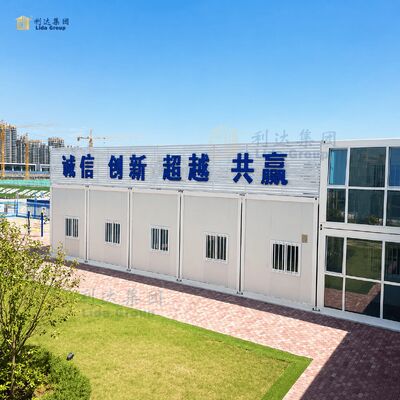 Nhà container lắp ghép chống động đất, cách âm, cách nhiệt cho dự án trại từ xa