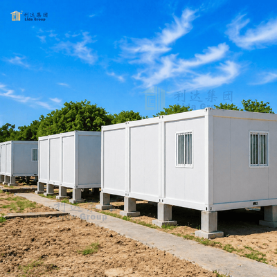Qualité Résistant aux tremblements de terre, insonorisé, thermiquement isolé, maison de conteneurs pliable, solution de construction modulaire Usine