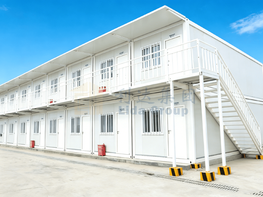 Quality Expandable Modular Flat Pack Container House with A1 Fire Rated Walls and Double-glazed Aluminum Curtain Wall factory
