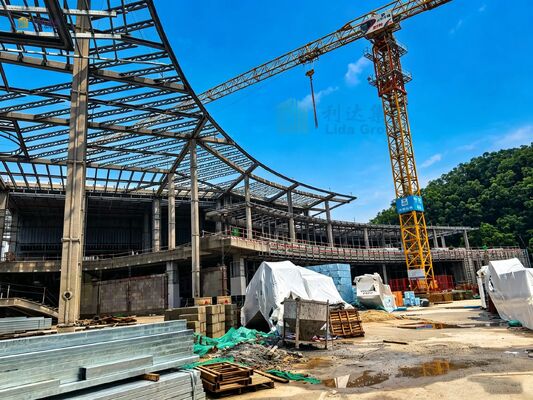 গুণমান Weather Resistant Heavy Steel Structure Workshop with Long Service Life and Earthquake Resistance কারখানা