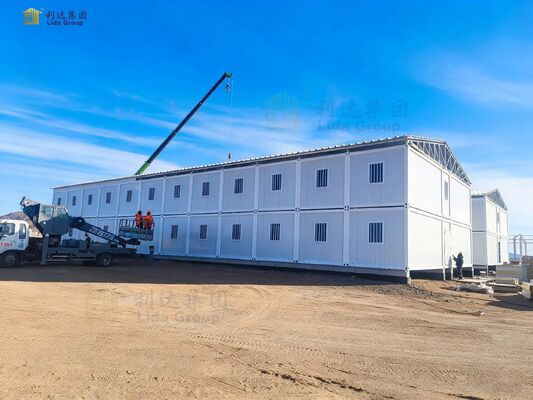 Kualitas 6000x3000x2800mm Flat Pack Container House with 12000 BTU Split Unit and A1 Fire Rating for Expandable Modular Container House Projects Pabrik